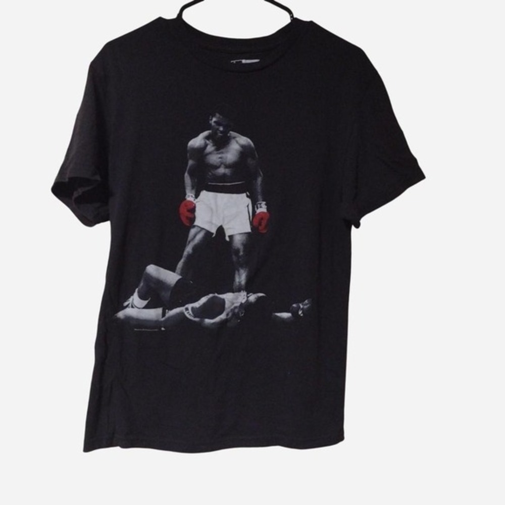 Muhammad Ali black 100% cotton t-shirt size medium casual t shirt tee